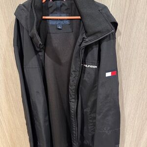 Tommy Hilfiger Men's Black Windbreaker